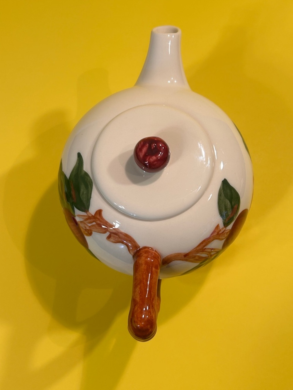 Vintage Franciscan Apple Teapot - Made in California -  Old USA Stamp - Picture 3 of 9